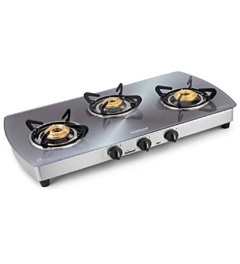 3 burner gas stove auto ignition